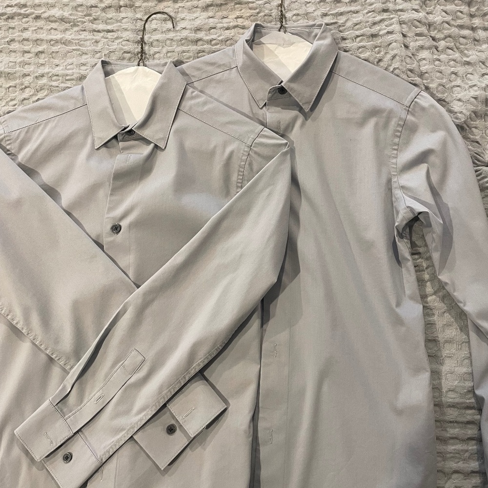 Calvin Klein Dress Shirt, Boys size 12 slim fit Grey